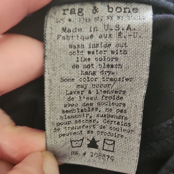 Rag & Bone Dark Blue Denim Jeans - Picture 7 of 7